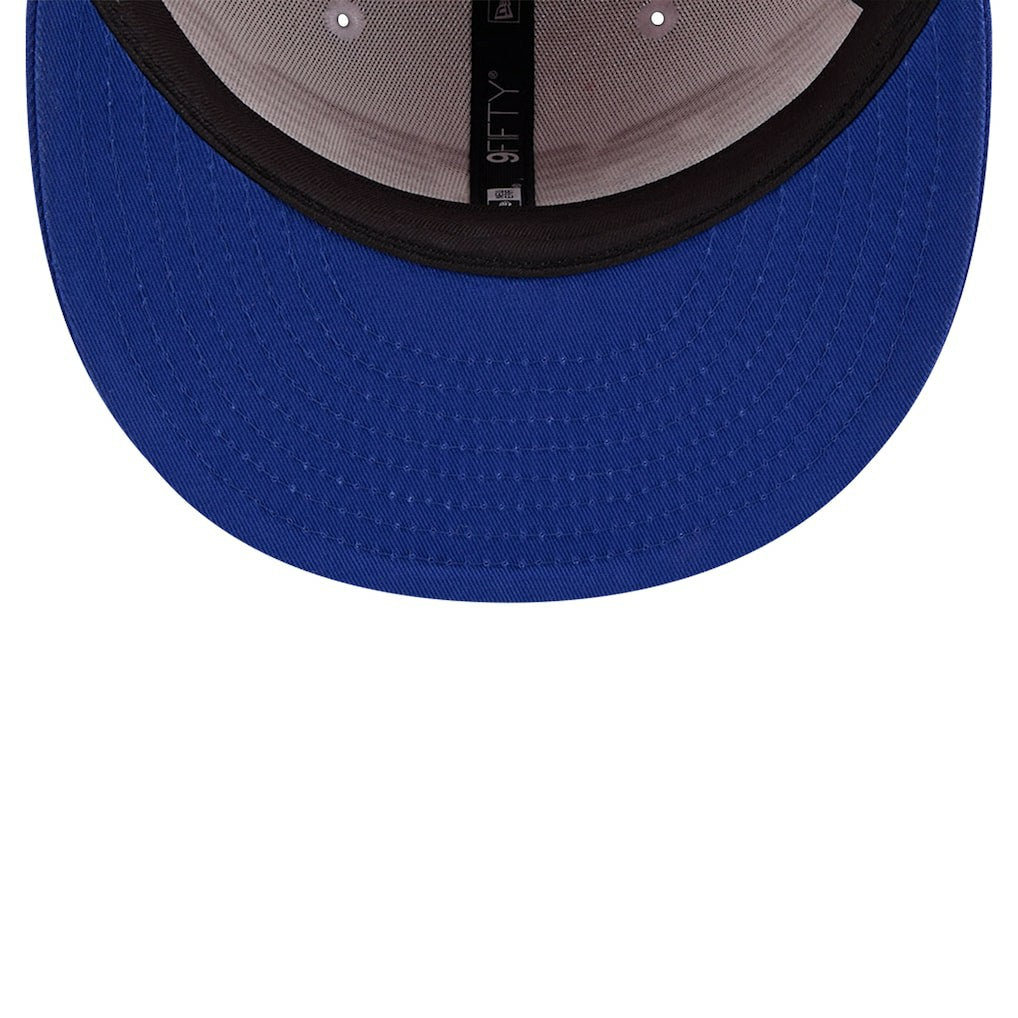 Philadelphia 76ers Throwback Gradient Tech Font 9FIFTY Snapback Hat - White/Royal | New Era cheap