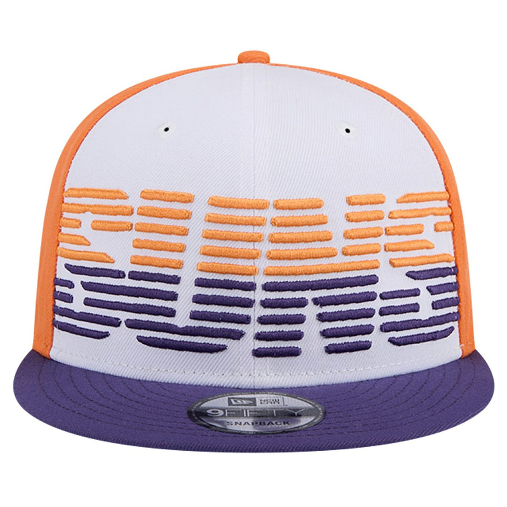 Phoenix Suns Throwback Gradient Tech Font 9FIFTY Snapback Hat - White/Purple | New Era on sale