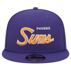 Phoenix Suns Script Side Patch 9FIFTY Snapback Hat - Purple | New Era for sale