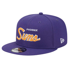 Phoenix Suns Script Side Patch 9FIFTY Snapback Hat - Purple | New Era for sale