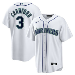 JP Crawford Seattle Mariners Home Replica Jersey - White | Nike