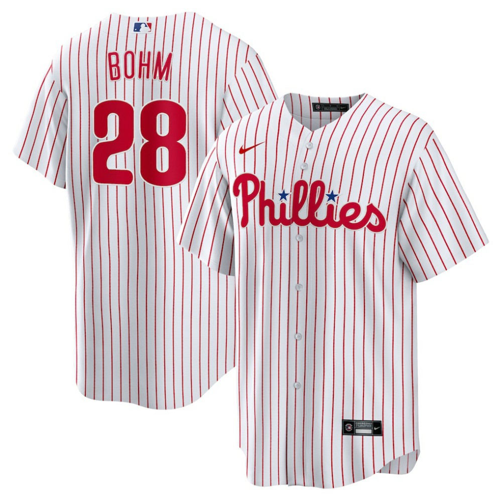 Alec Bohm Philadelphia Phillies Replica Player Jersey - White | Nike