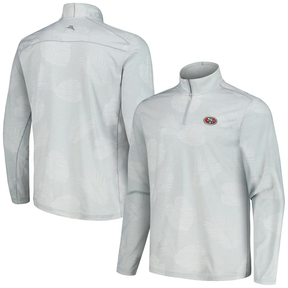 NFL San Francisco 49ers Delray Frond IslandZone Half-Zip Sweatshirt
