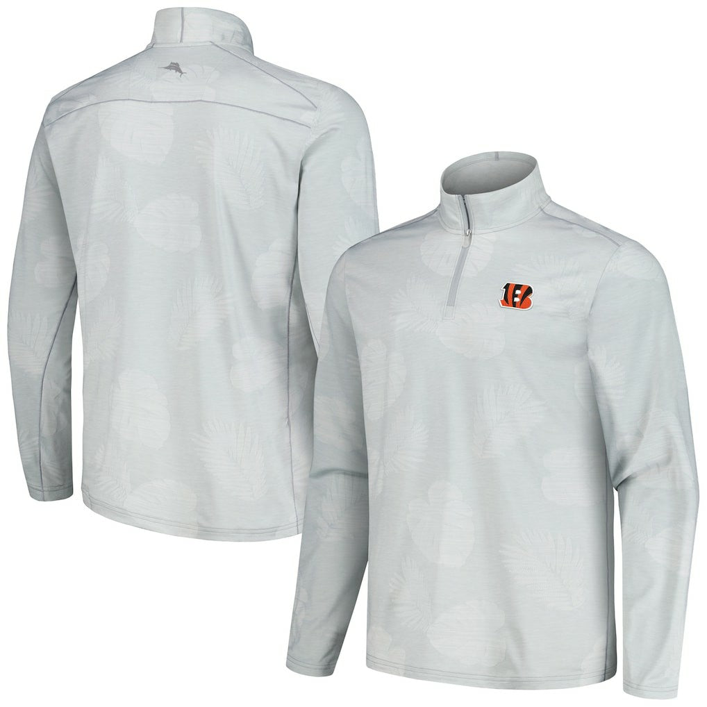 NFL Cincinnati Bengals Delray Frond IslandZone Half-Zip Sweatshirt