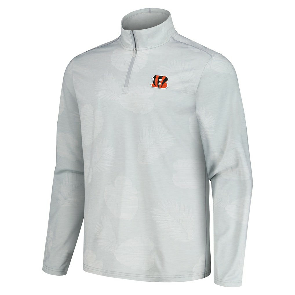 NFL Cincinnati Bengals Delray Frond IslandZone Half-Zip Sweatshirt