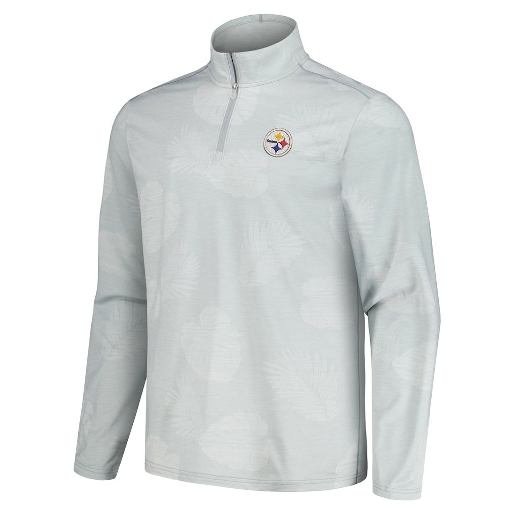 NFL Pittsburgh Steelers Delray Frond IslandZone Half-Zip Sweatshirt