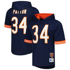 NFL Chicago Bears Walter Payton  Retired Player Name & Number Mesh Hoodie T-Shirt