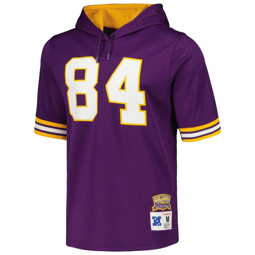 NFL Minnesota Vikings Randy Moss  Retired Player Name & Number Mesh Hoodie T-Shirt