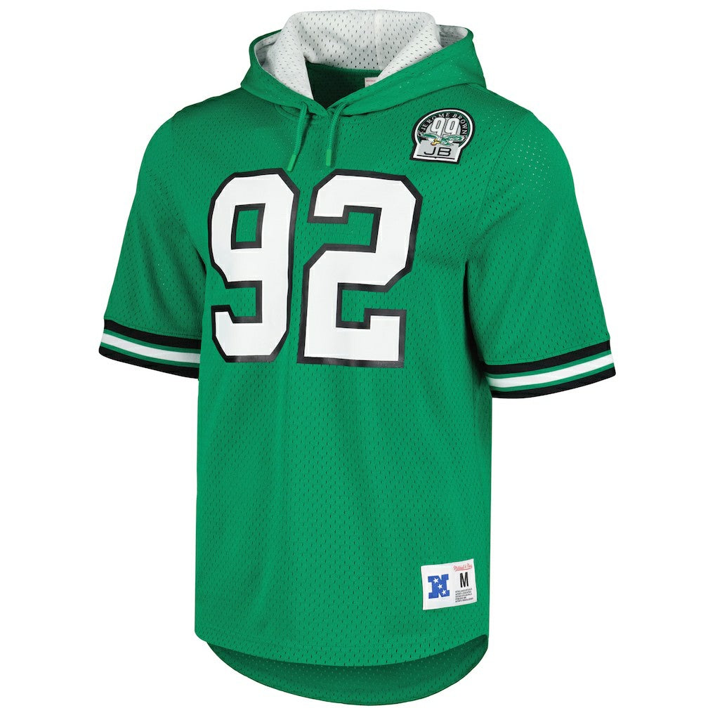 NFL Philadelphia Eagles Reggie White  Retired Player Name & Number Mesh Hoodie T-Shirt