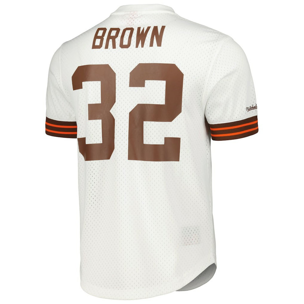 NFL Cleveland Browns Jim Brown  Retired Player Name & Number Mesh Top