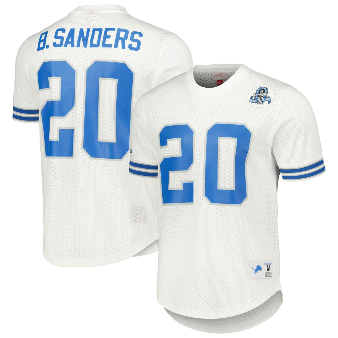 NFL Detroit Lions Barry Sanders  Retired Player Name & Number Mesh Top