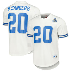 NFL Detroit Lions Barry Sanders  Retired Player Name & Number Mesh Top