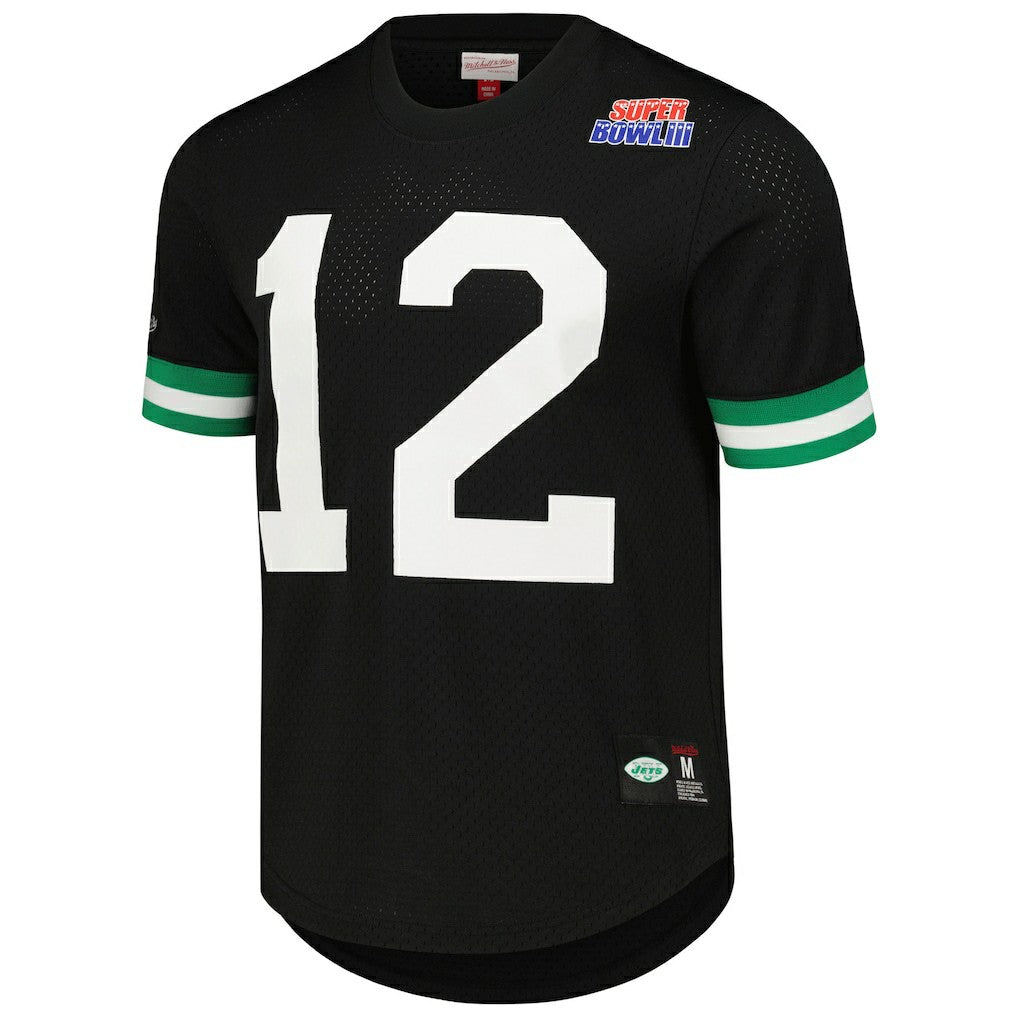 NFL New York Jets Joe Namath  Retired Player Name & Number Mesh Top