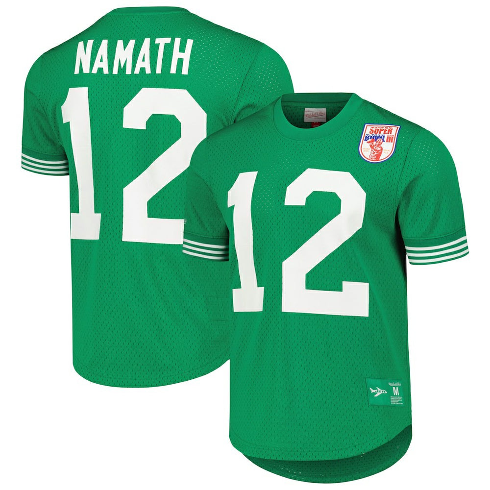NFL New York Jets Joe Namath  Retired Player Name & Number Mesh Top