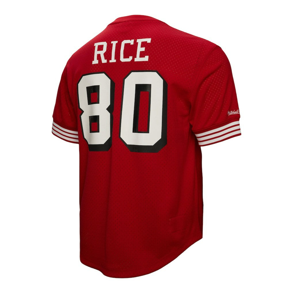 NFL San Francisco 49ers Jerry Rice  Retired Player Name & Number Mesh Top