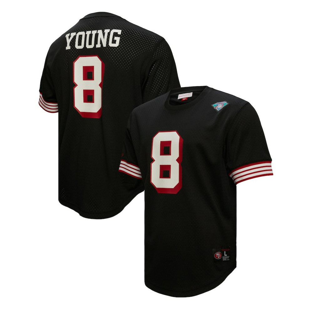 NFL San Francisco 49ers Steve Young  Retired Player Name & Number Mesh Top