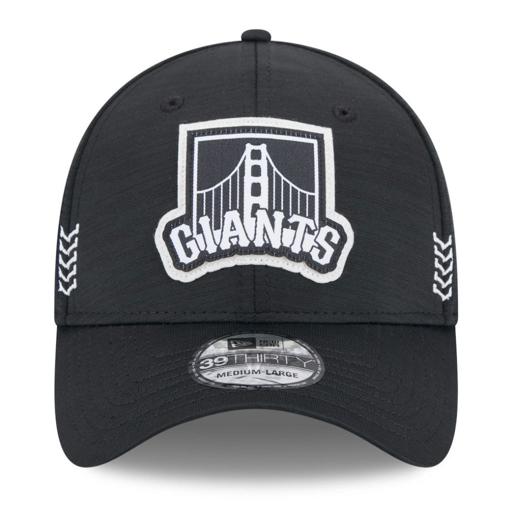 San Francisco Giants 2024 Clubhouse 39THIRTY Flex Hat - Black | New Era