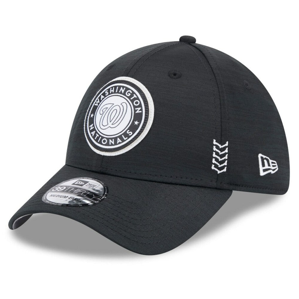 Washington Nationals 2024 Clubhouse 39THIRTY Flex Hat - Black | New Era