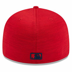 Los Angeles Angels 2024 Clubhouse Low Profile 59FIFTY Fitted Hat - Red | New Era
