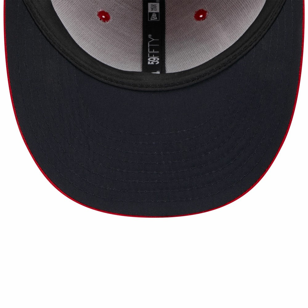 Los Angeles Angels 2024 Clubhouse Low Profile 59FIFTY Fitted Hat - Red | New Era