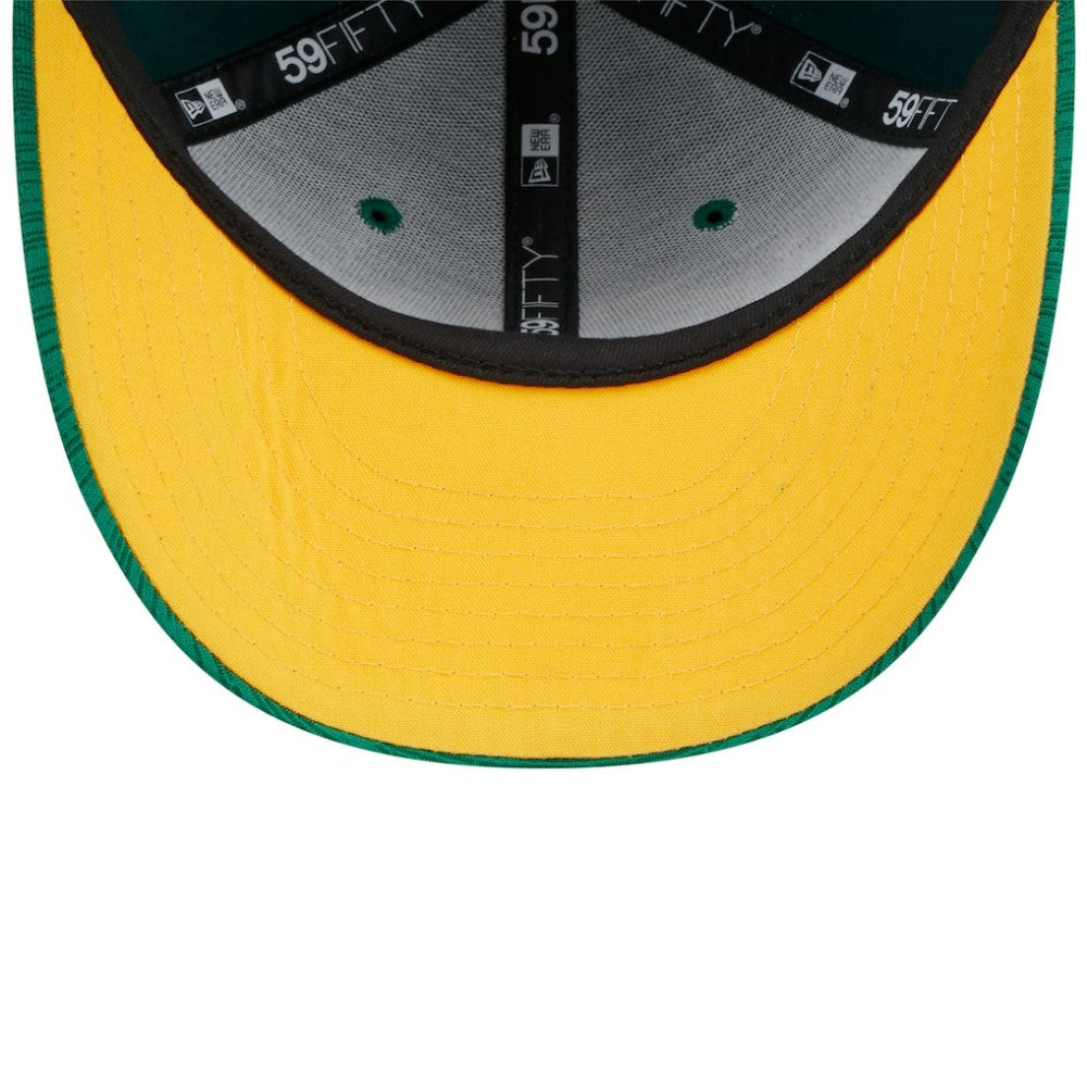 Athletics 2024 Clubhouse Low Profile 59FIFTY Fitted Hat - Green | New Era