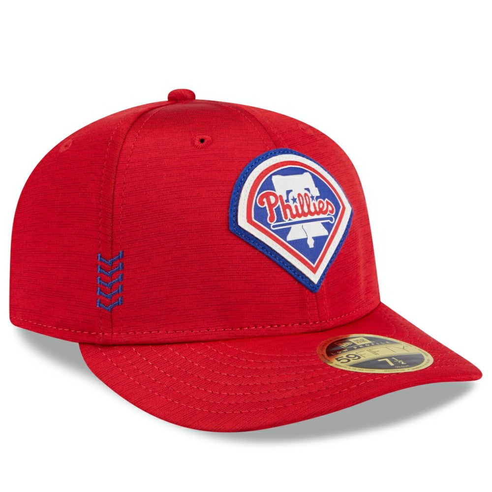 Philadelphia Phillies 2024 Clubhouse Low Profile 59FIFTY Fitted Hat - Red | New Era