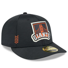 San Francisco Giants 2024 Clubhouse Low Profile 59FIFTY Fitted Hat - Black | New Era