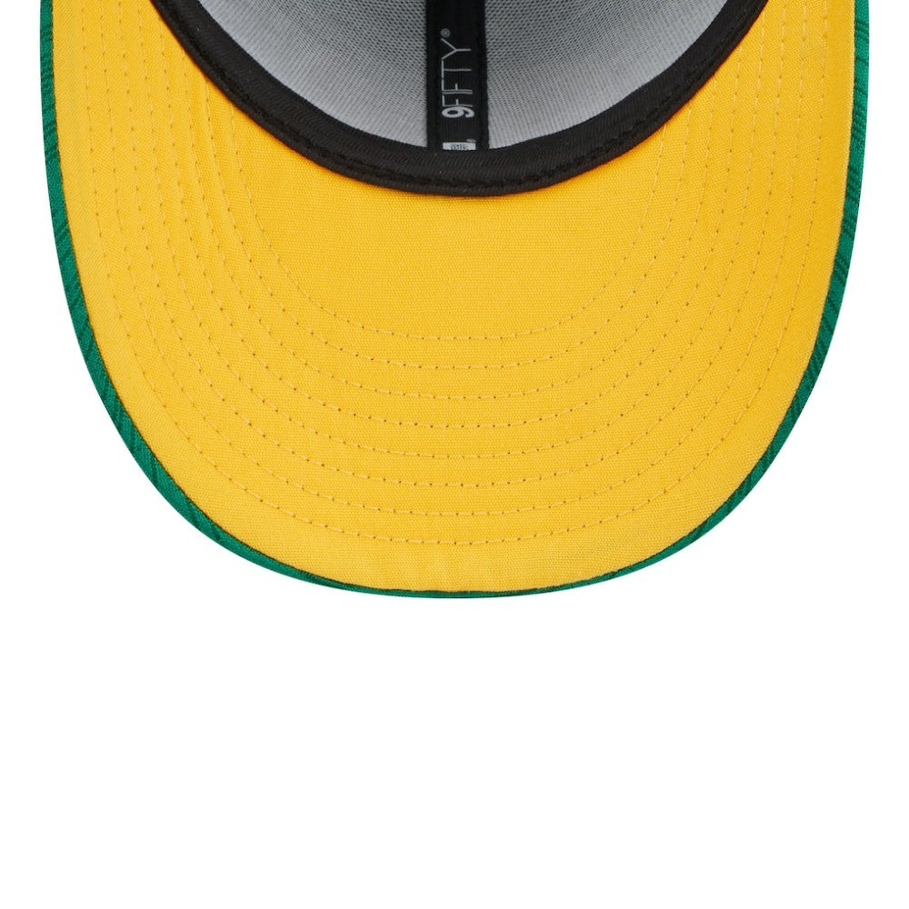 Athletics 2024 Clubhouse Low Profile 9FIFTY Snapback Hat - Green | New Era