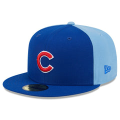 Chicago Cubs Gameday Sideswipe 59FIFTY Fitted Hat - Royal/Light Blue | New Era
