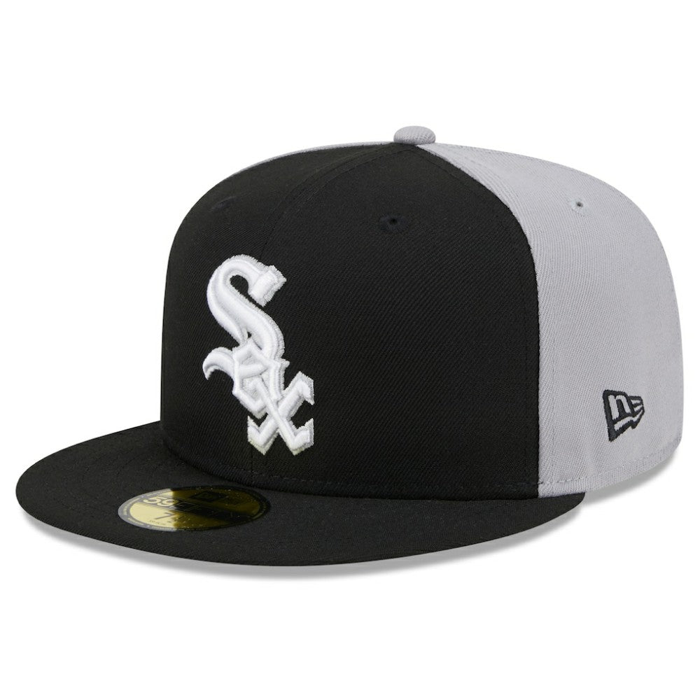 Chicago White Sox Gameday Sideswipe 59FIFTY Fitted Hat - Black/Gray | New Era