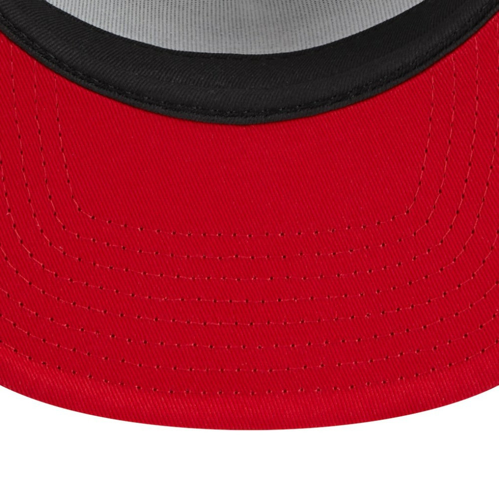 Boston Red Sox Team Foam Front A-Frame Trucker 9FIFTY Snapback Hat - White/Red | New Era