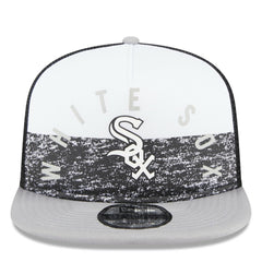 Chicago White Sox Team Foam Front A-Frame Trucker 9FIFTY Snapback Hat - White/Gray | New Era
