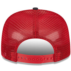 Los Angeles Angels Team Foam Front A-Frame Trucker 9FIFTY Snapback Hat - White/Red | New Era