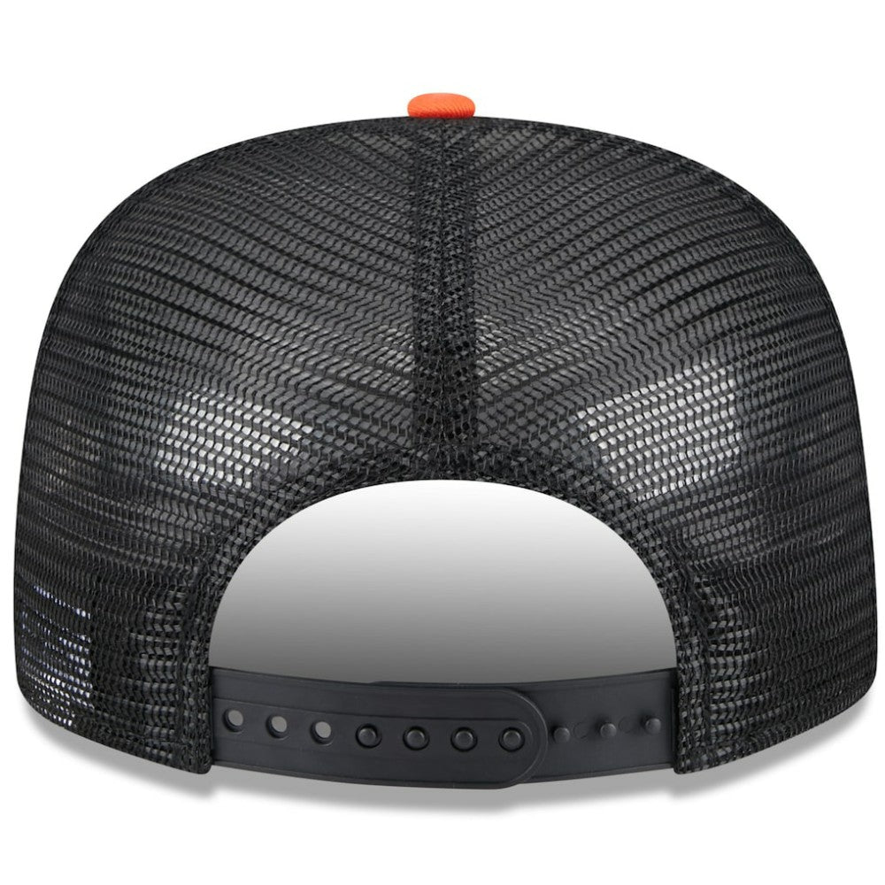 San Francisco Giants Team Foam Front A-Frame Trucker 9FIFTY Snapback Hat - White/Orange | New Era