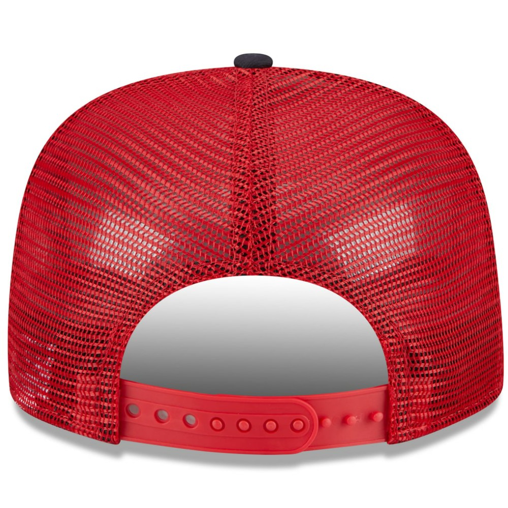 St. Louis Cardinals Team Foam Front A-Frame Trucker 9FIFTY Snapback Hat - White/Red | New Era