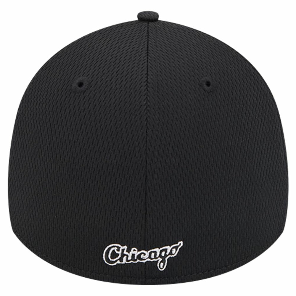 Chicago White Sox Active Dash Mark 39THIRTY Flex Hat - Black | New Era