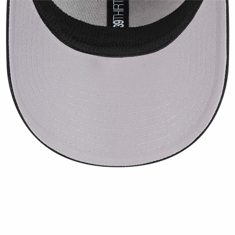 Pittsburgh Pirates Active Dash Mark 39THIRTY Flex Hat - Black | New Era