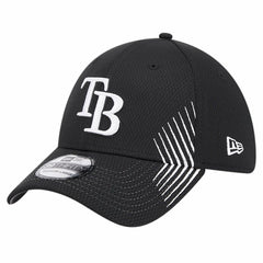 Tampa Bay Rays Active Dash Mark 39THIRTY Flex Hat - Black | New Era