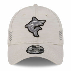Miami Marlins 2024 Clubhouse 39THIRTY Flex Hat - Cream | New Era