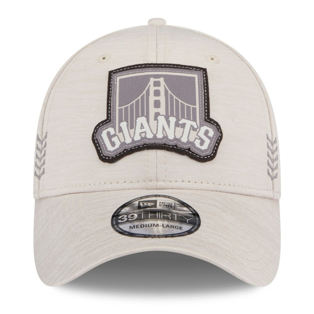 San Francisco Giants 2024 Clubhouse 39THIRTY Flex Hat - Cream | New Era