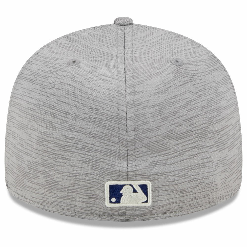 Los Angeles Dodgers 2024 Clubhouse Low Profile 59FIFTY Fitted Hat - Gray | New Era