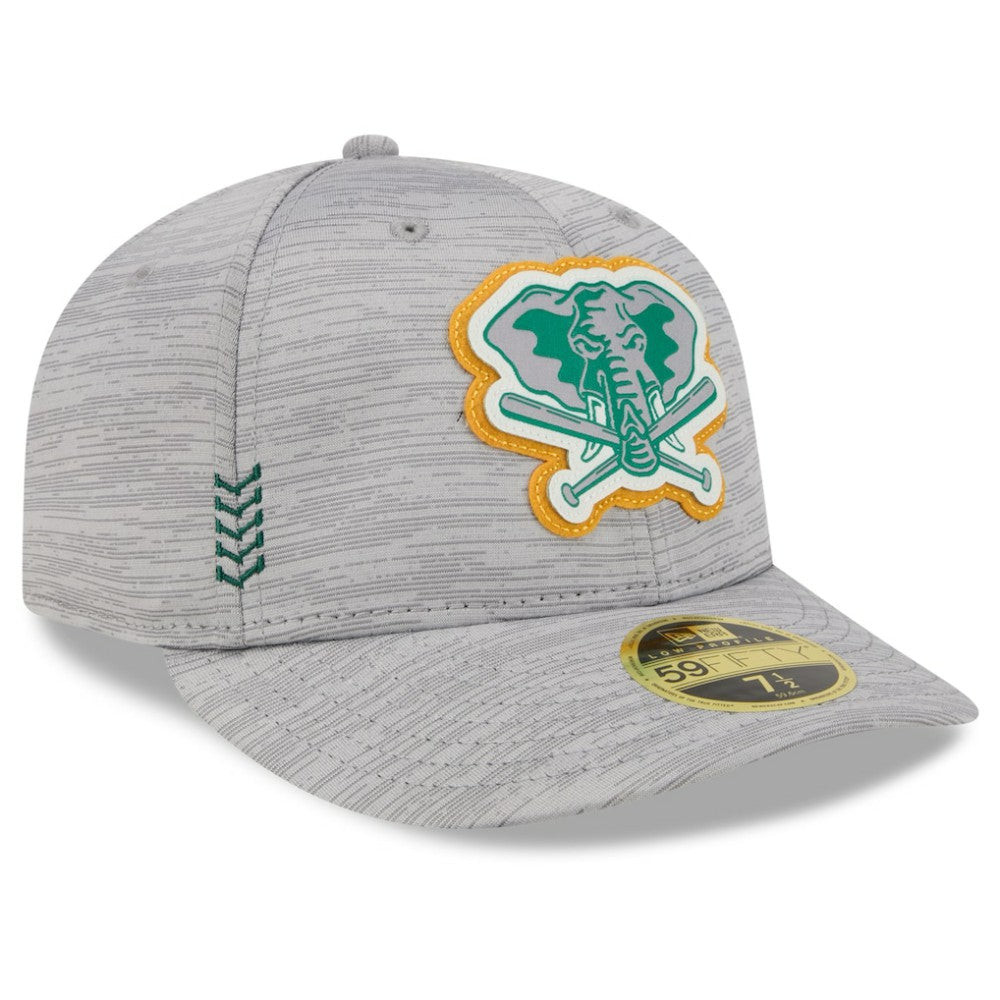 Athletics 2024 Clubhouse Low Profile 59FIFTY Fitted Hat - Gray | New Era
