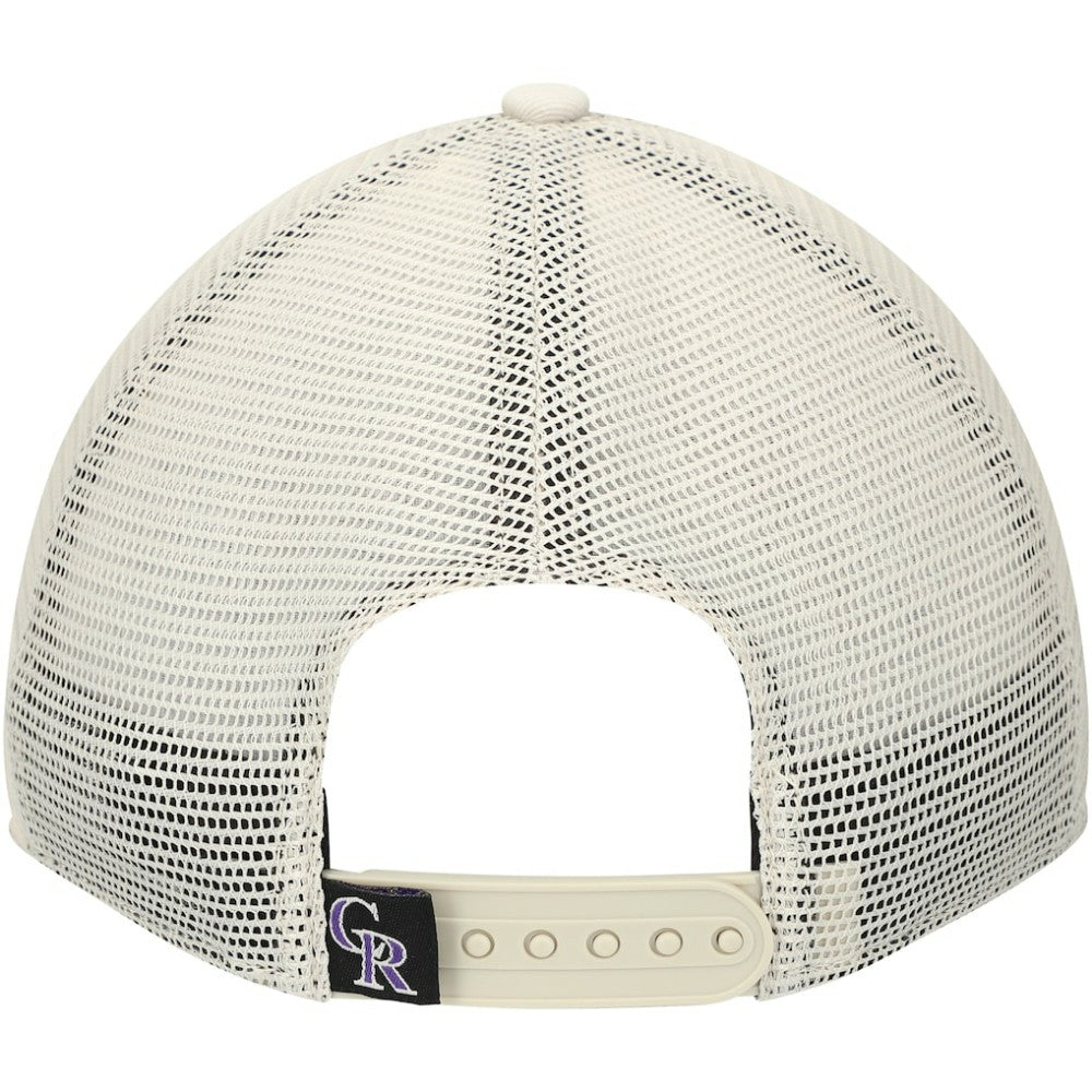 Colorado Rockies Game Day 9TWENTY Adjustable Trucker Hat - Stone | New Era