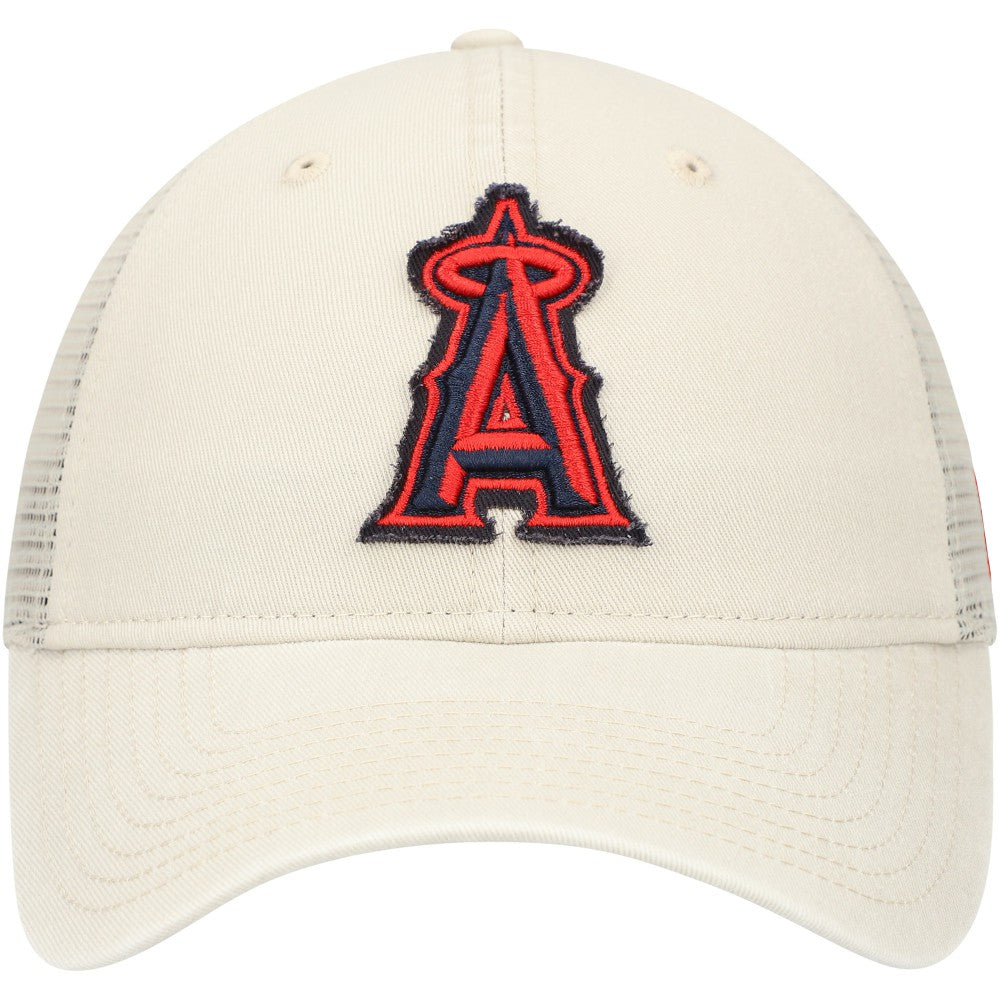 Los Angeles Angels Game Day 9TWENTY Adjustable Trucker Hat - Stone | New Era