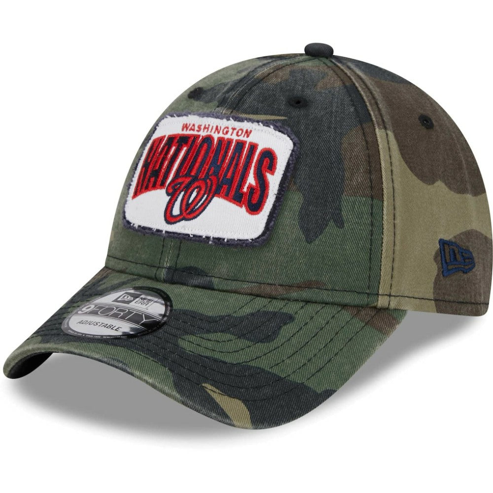 Washington Nationals Gameday 9FORTY Adjustable Hat - Camo | New Era