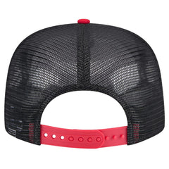 Atlanta Braves Throwback Meshback Golfer Hat - Black | New Era