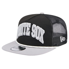 Chicago White Sox Throwback Meshback Golfer Hat - Black | New Era