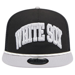 Chicago White Sox Throwback Meshback Golfer Hat - Black | New Era