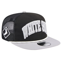 Chicago White Sox Throwback Meshback Golfer Hat - Black | New Era