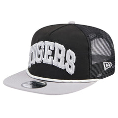 Detroit Tigers Throwback Meshback Golfer Hat - Black | New Era